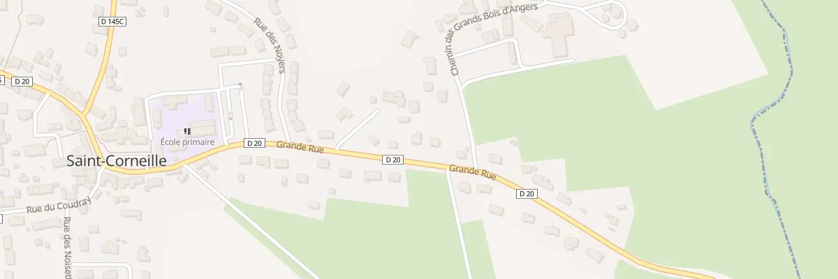 Plan du 46 Grande rue à Saint-Corneille