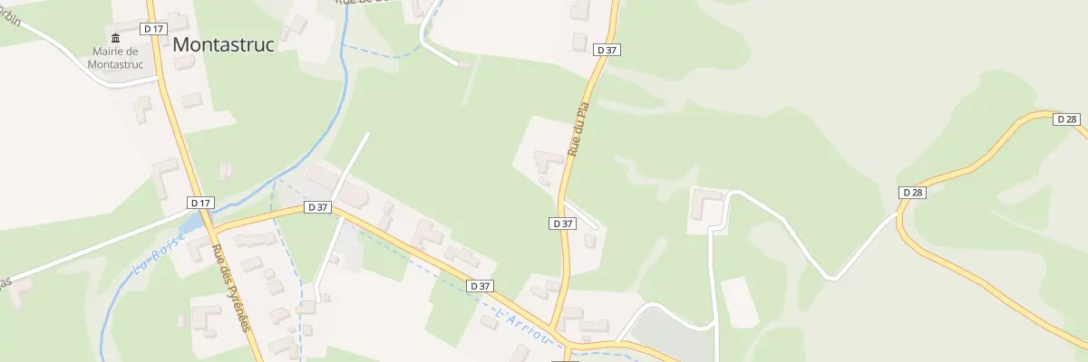 Plan du 7 Rue du Pla à Montastruc