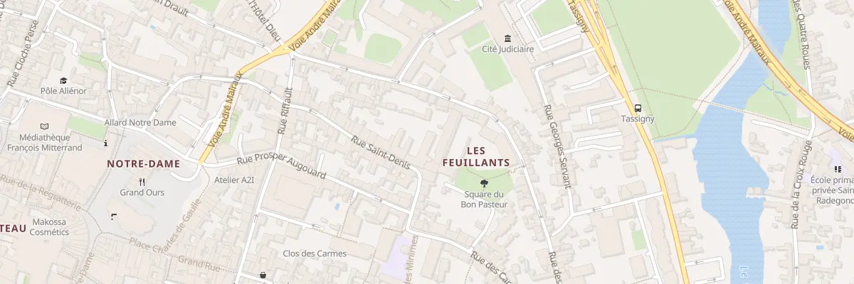 Plan du 31 Rue Saint Denis à Poitiers