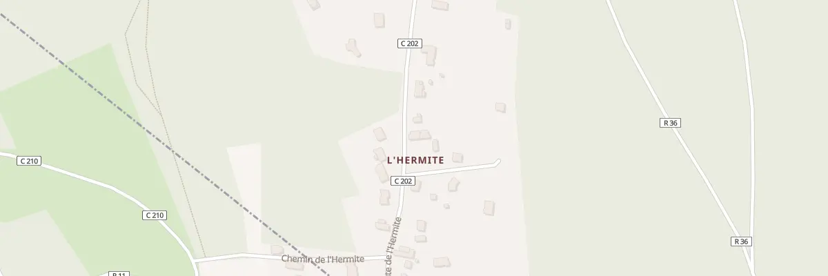 Plan du 1689 Rte de l’Hermite à Champagné