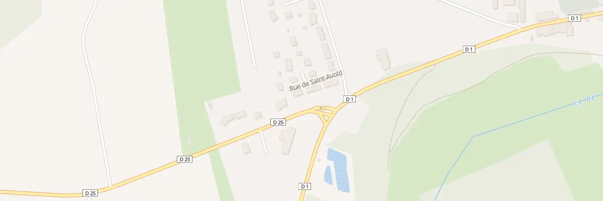Plan du 5 Rue de Saint - Avold à Sommières-du-Clain