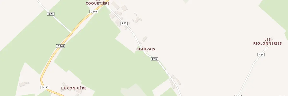 Plan du 4 Beauvais à Marigné-Laillé