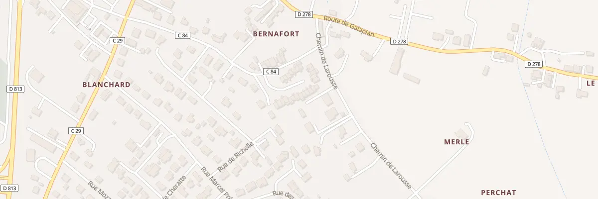 Plan du 18 Res Bernafort à Aiguillon