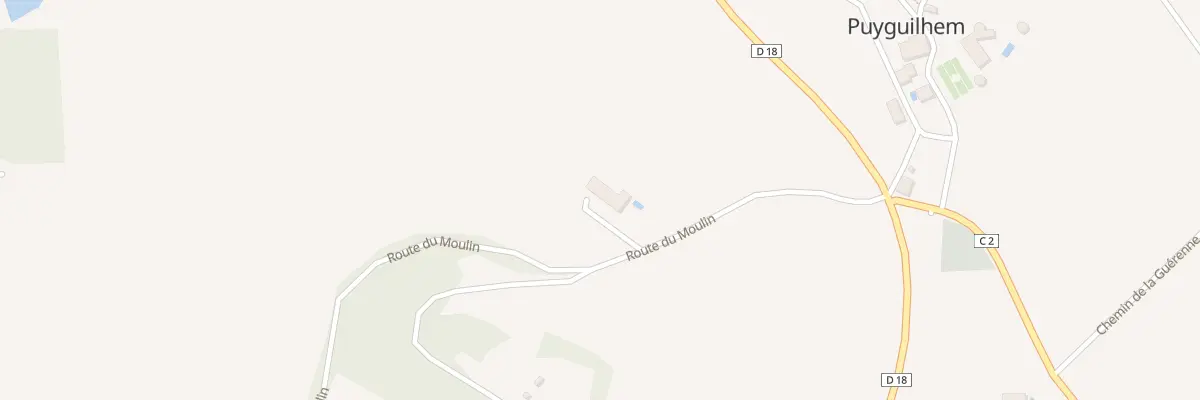 Plan du 220 Rte du Moulin à Thénac