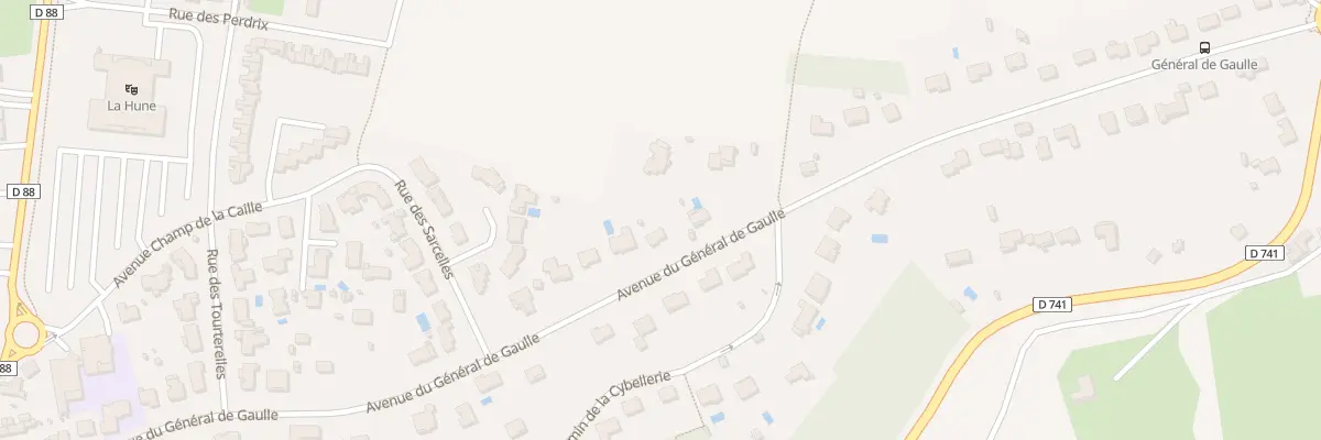 Plan du 35 Av du Gen de Gaulle à Saint-Benoît