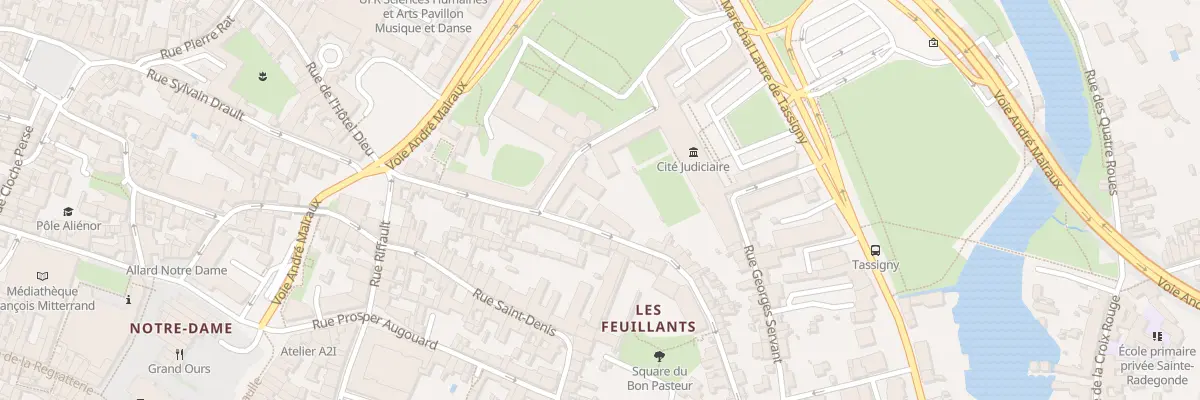Plan du 11B Rue des Feuillants à Poitiers