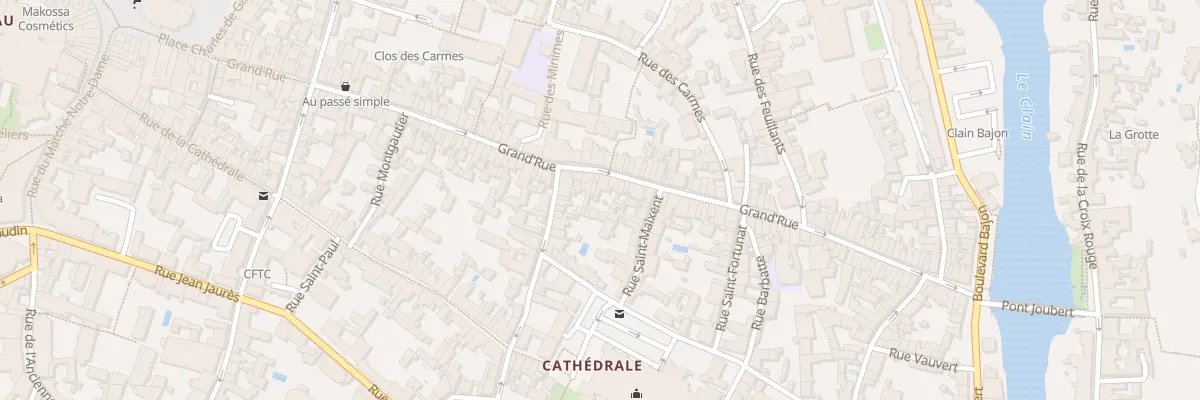 Plan du 97 Grand Rue à Poitiers