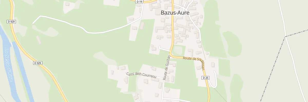 Plan du 5000 Traveres à Bazus-Aure