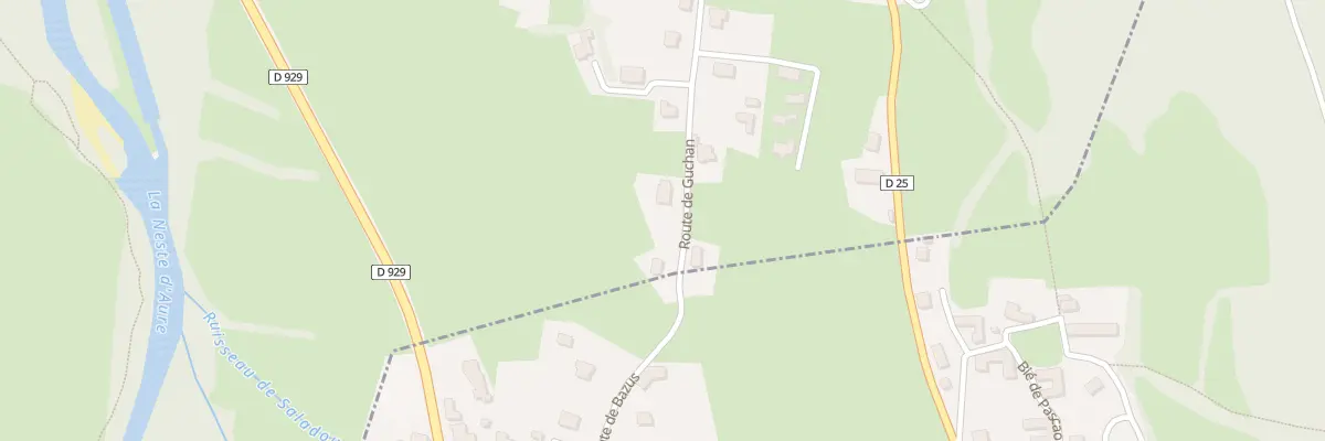 Plan du 5006C Prat Mayou à Bazus-Aure