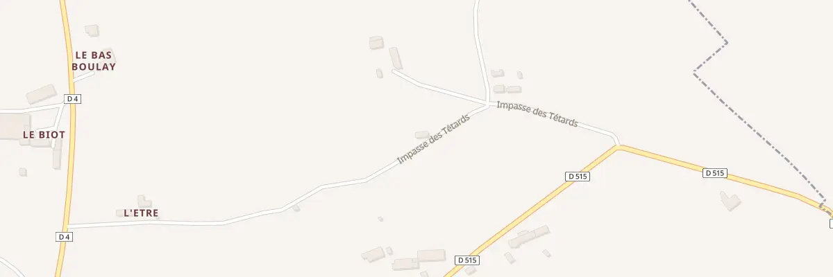 Plan du 10 Imp des Tétards à Montchevrel
