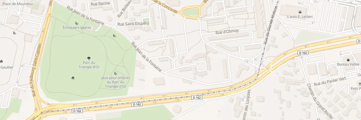 Plan du 1 Rue des Lilas à Poitiers