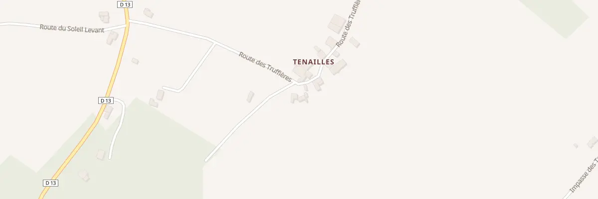 Plan du 95 Tenailles à Saint-Martin-de-Ribérac