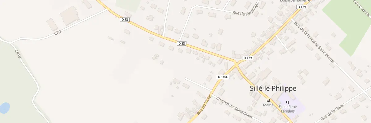 Plan du 9 Rue de la Liberté à Sillé-le-Philippe