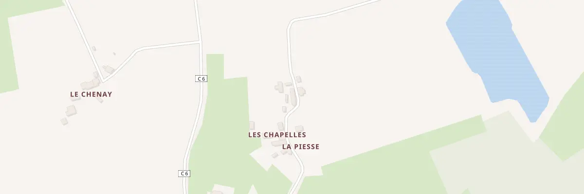 Plan du 11 La Piesse à La Bruère-sur-Loir