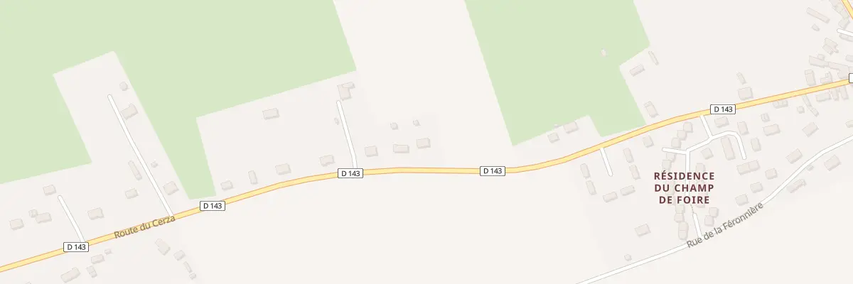 Plan du 114 Rte du Cerza à Moyaux