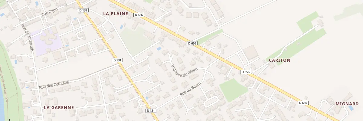 Plan du 6 Imp du Bearn à Nérac