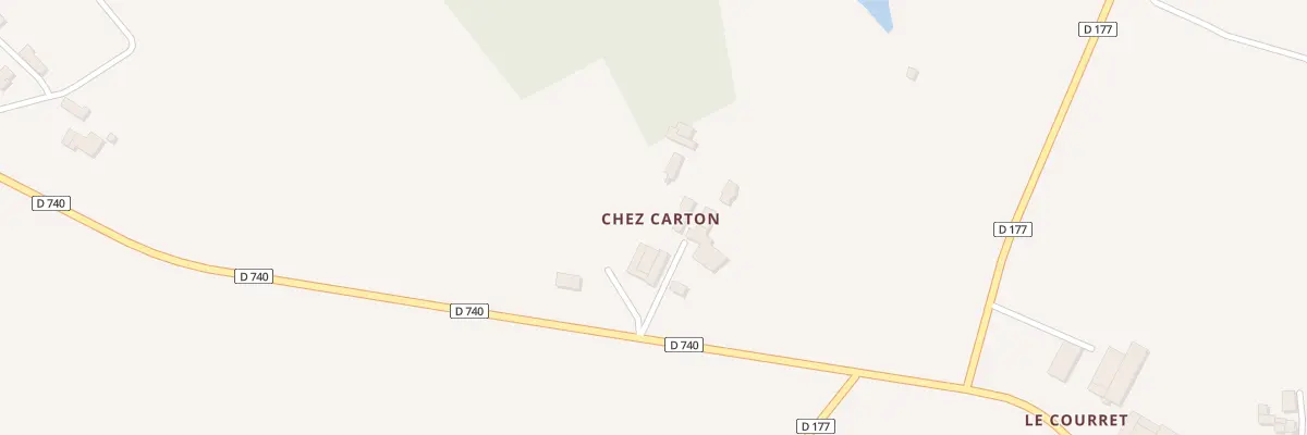 Plan du 4 Chez Carton à Nanteuil-en-Vallée