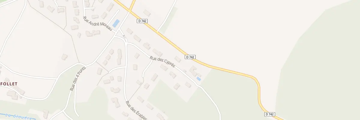 Plan du 10 Rue des Cyprès à Marnay