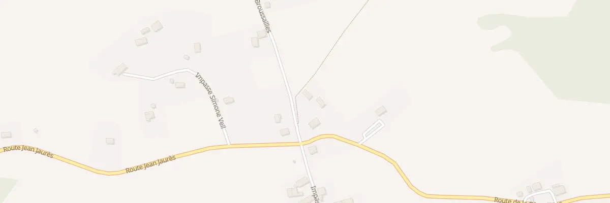 Plan du 1000 Le Bourg Nord à Saint-Georges-Blancaneix