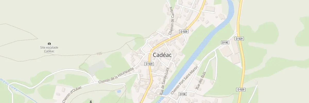 Plan du 5036 Le Village à Cadéac