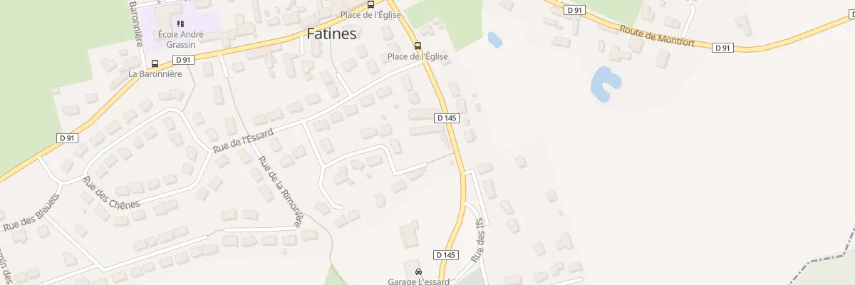 Plan du 12 Rue de Champagne à Fatines