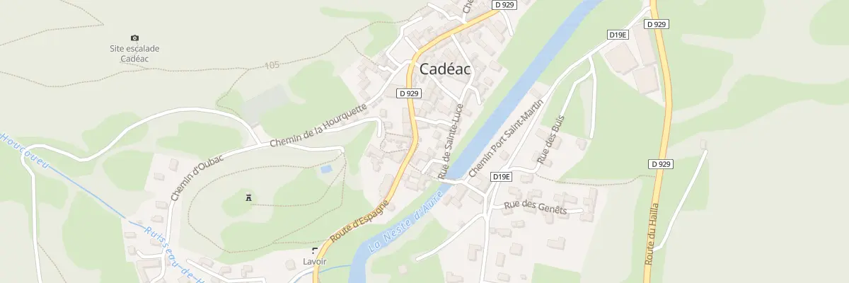 Plan du 5028 Le Village à Cadéac