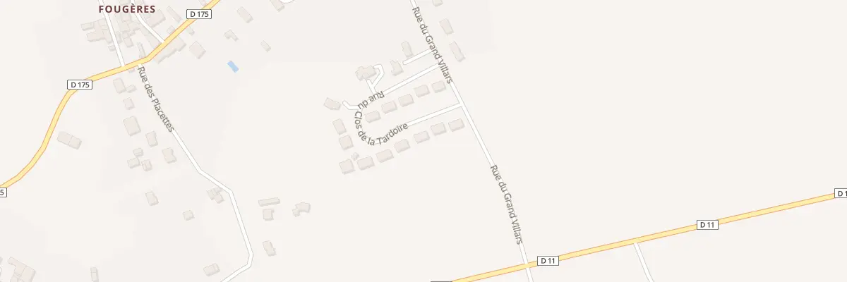 Plan du 12 Rue du Clos de la Tardoire à Agris
