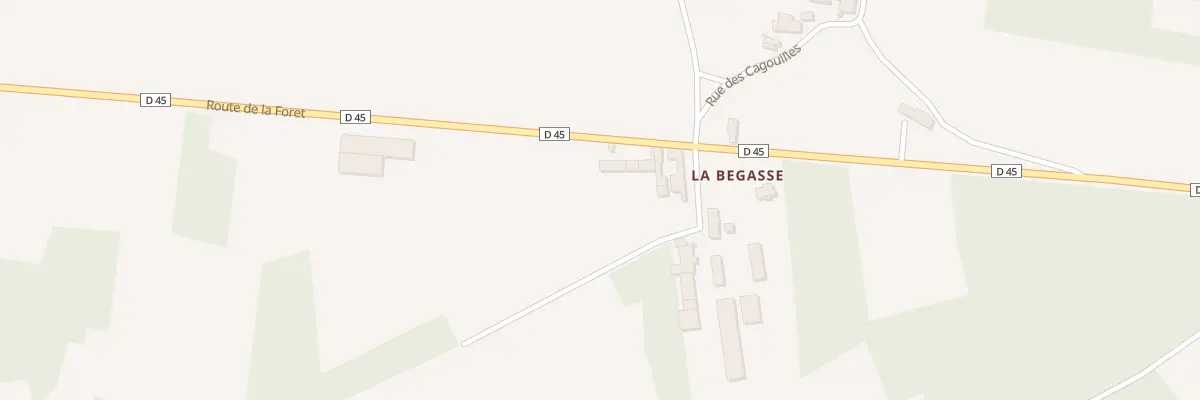 Plan du 21 Rte de la Foret aux Pins