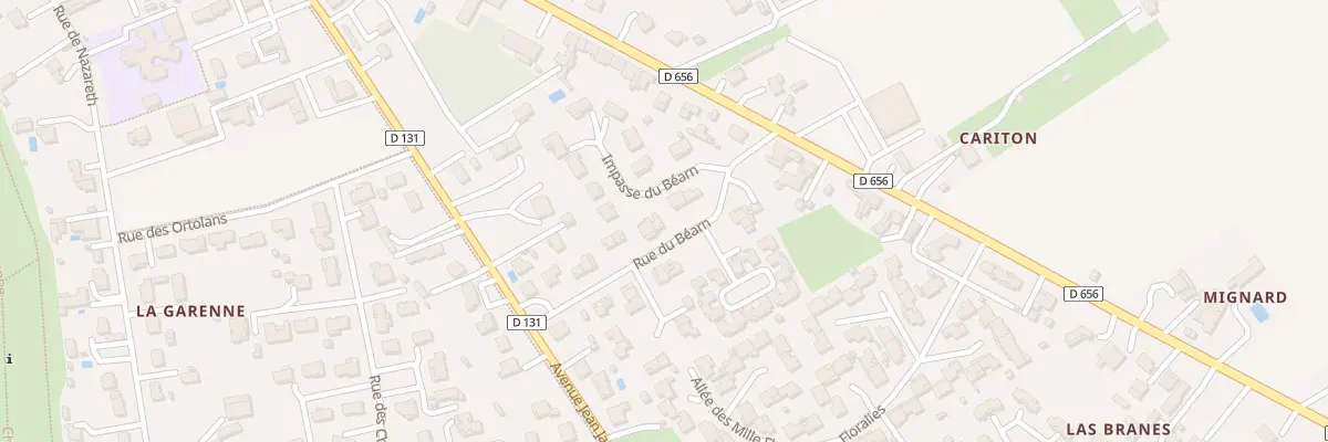 Plan du 37 Rue de Bearn à Nérac