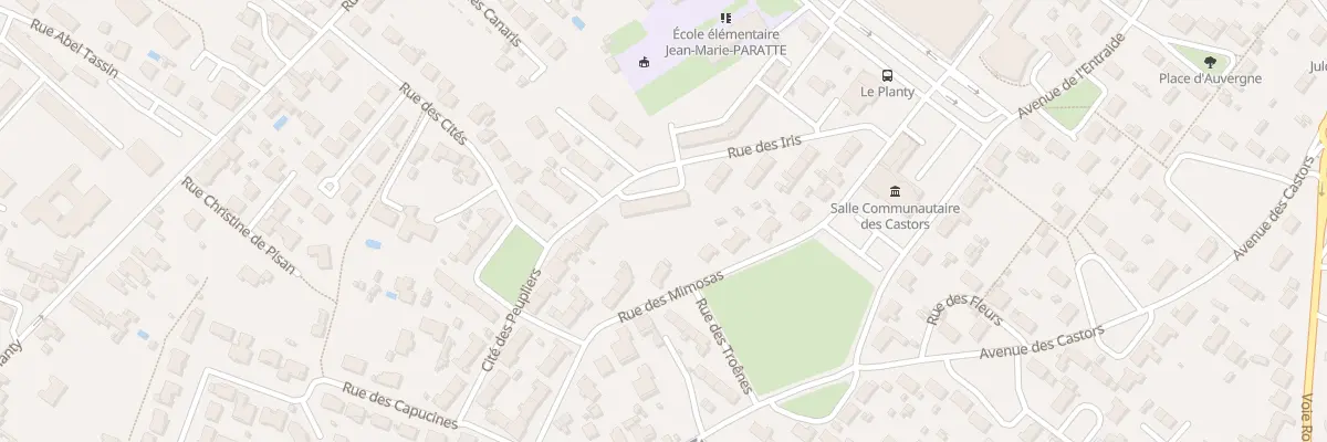 Plan du 18 Rue des Iris à Buxerolles
