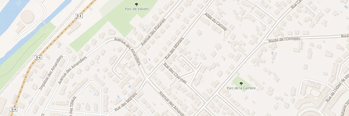 Plan du 5 Rue des Saules à Buxerolles