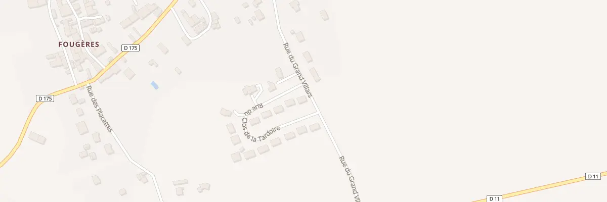 Plan du 1 Rue du Clos de la Tardoire à Agris