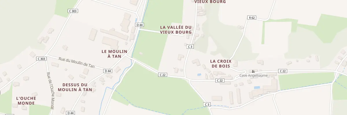 Plan du 3 Rue Coteau du Vieux Bourg à Cravant-les-Côteaux