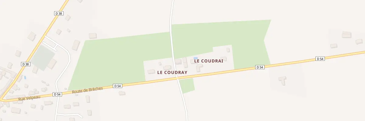 Plan du 177 Le Coudray à Couesmes