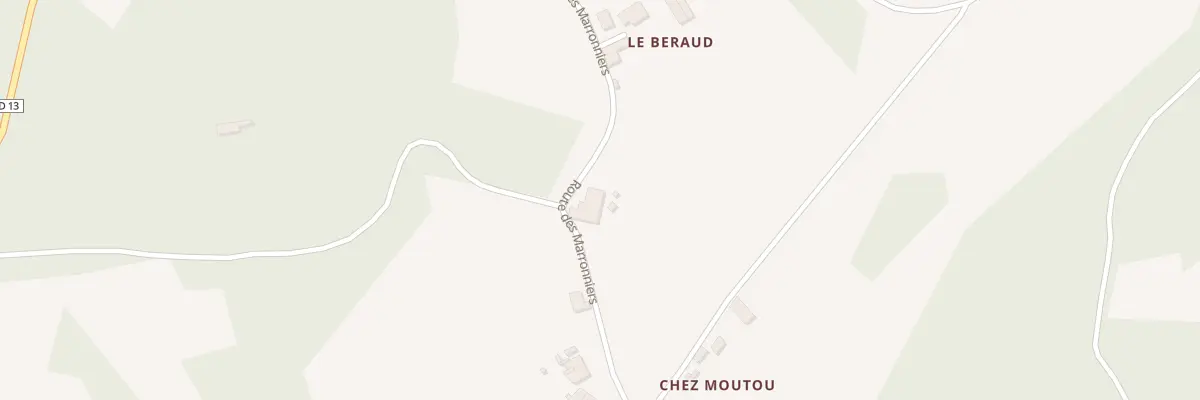 Plan du 34 Le Beraud à Siorac-de-Ribérac