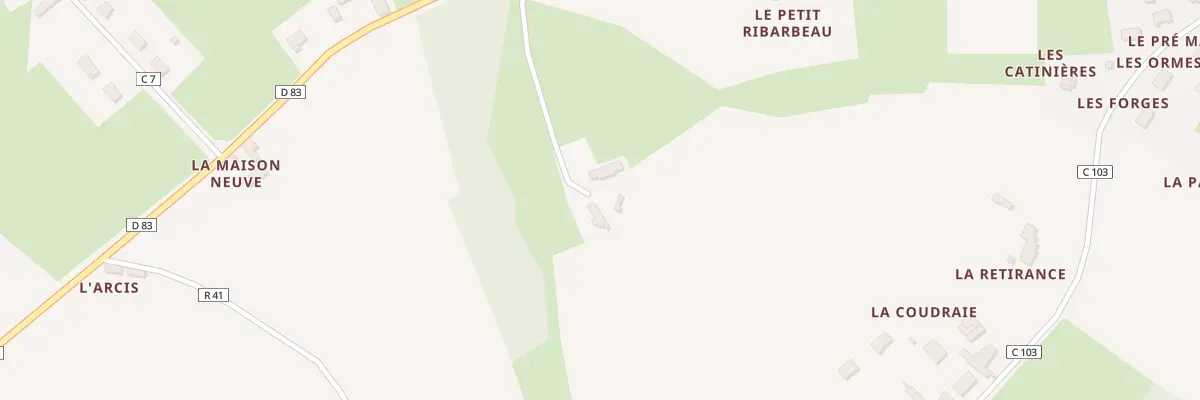 Plan du 1 Le Grand Ribarbeau à Beaufay