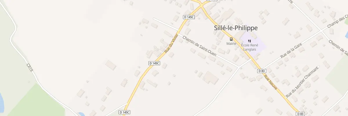 Plan du 9 Rue du Vivier à Sillé-le-Philippe