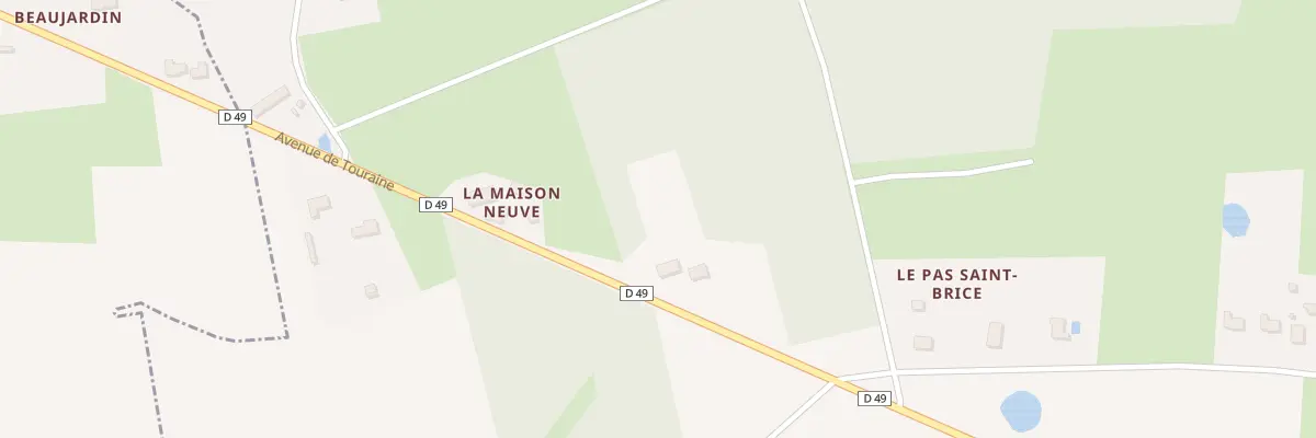 Plan du 9 Le Pas de Saint Brice à Cléré-les-Pins
