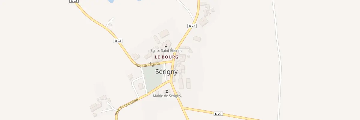 Plan du 30 Le Bourg à Sérigny