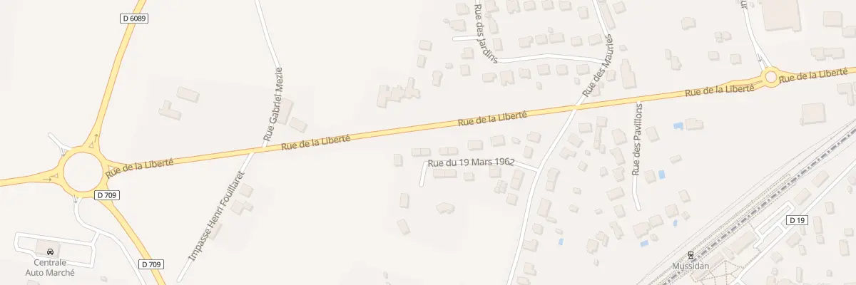 Plan du 12 Rue du 19 Mars 1962 à Saint-Médard-de-Mussidan