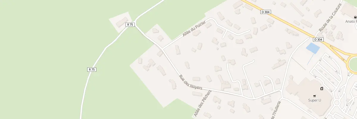 Plan du 26 Rue des Noyers à Parigné-l’Évêque