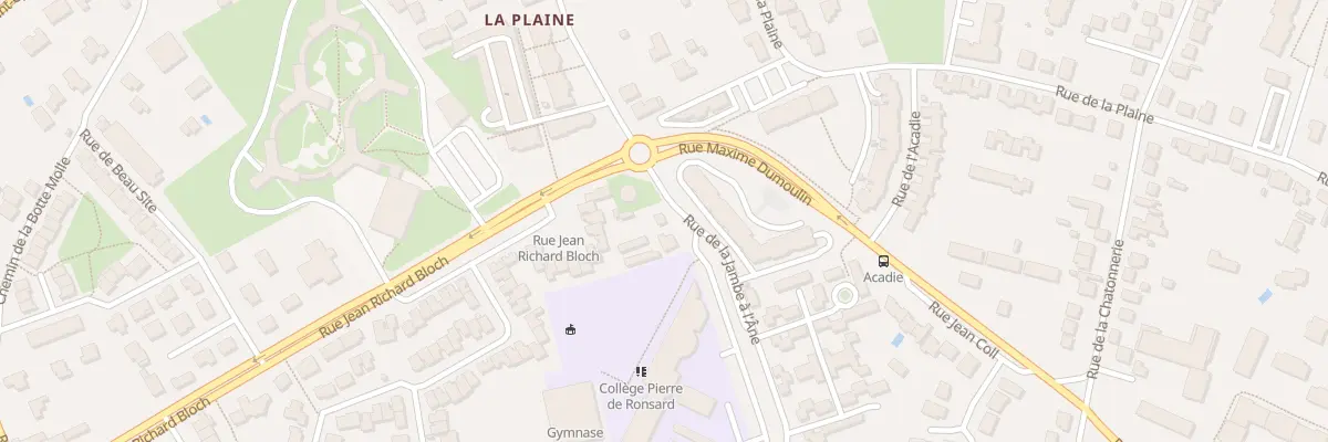 Plan du 44 Rue de la Jambe à l’ane à Poitiers