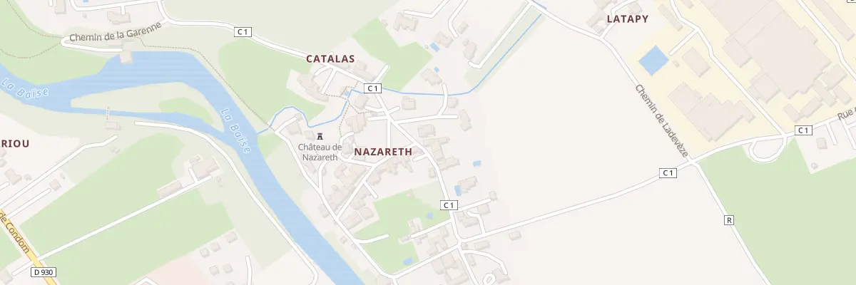 Plan du 101 Rue de Nazareth à Nérac