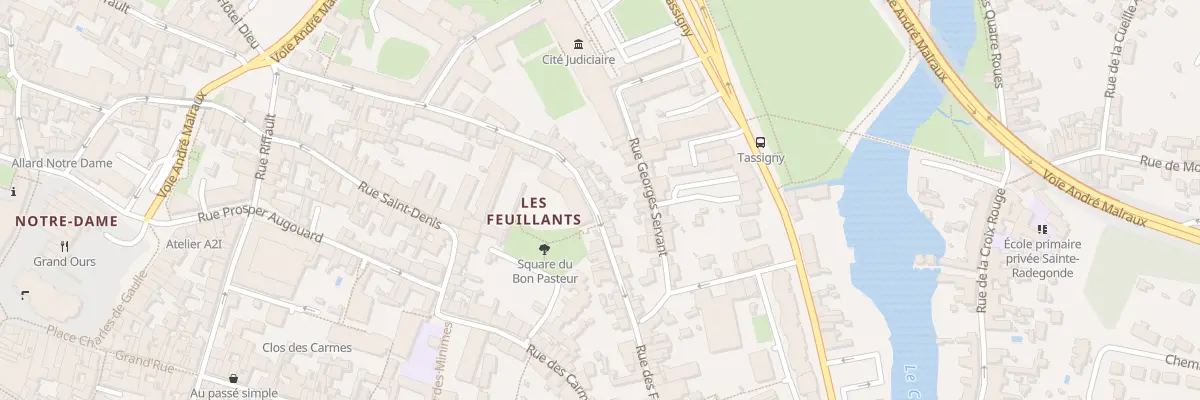Plan du 31 Rue des Feuillants à Poitiers