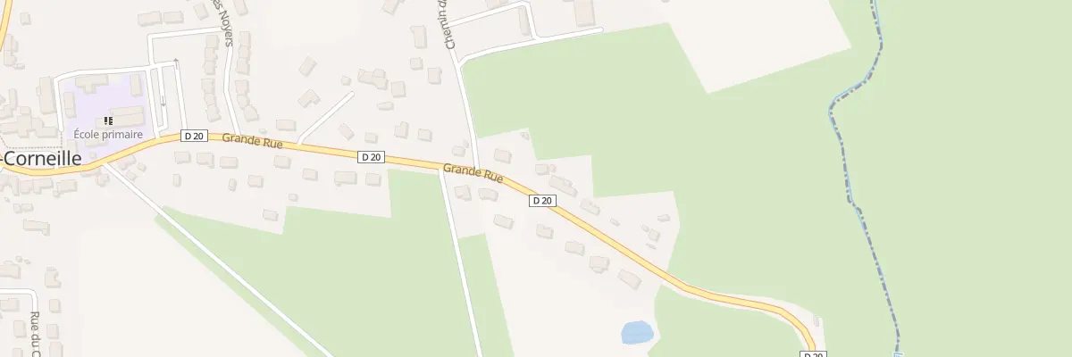 Plan du 54 Grande rue à Saint-Corneille