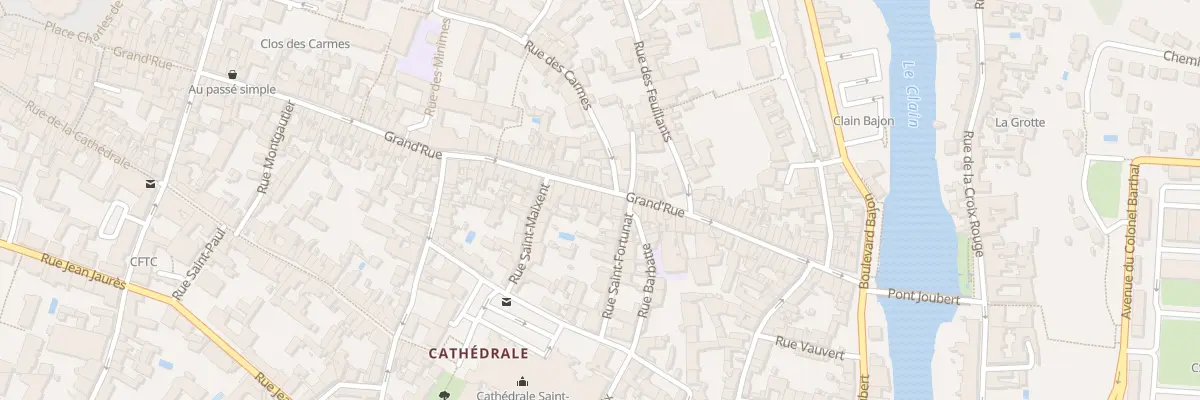 Plan du 69 Grand Rue à Poitiers