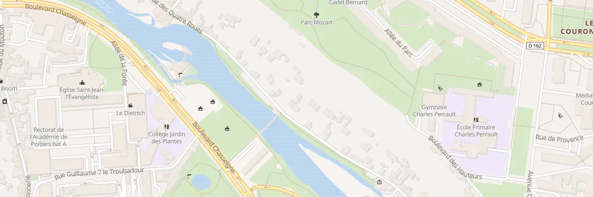 Plan du 127 Rue des 4 Roues à Poitiers