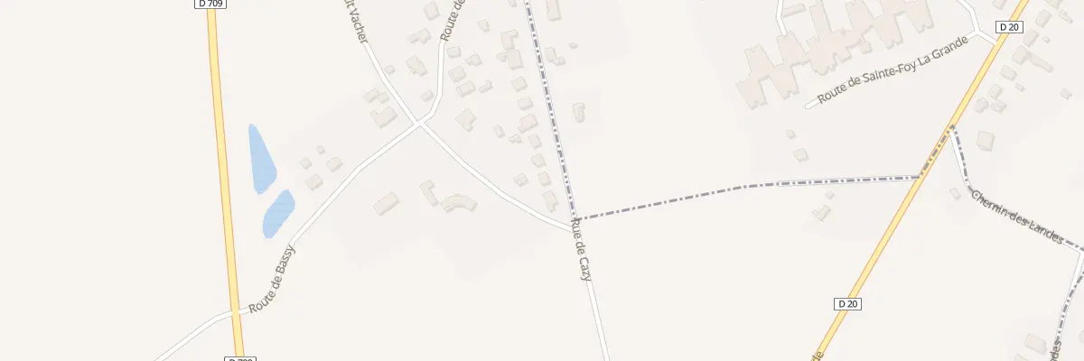 Plan du 18 Rue de Cazy à Saint-Médard-de-Mussidan