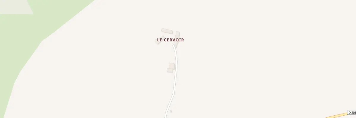 Plan du 2 Le Cervoir à Contilly