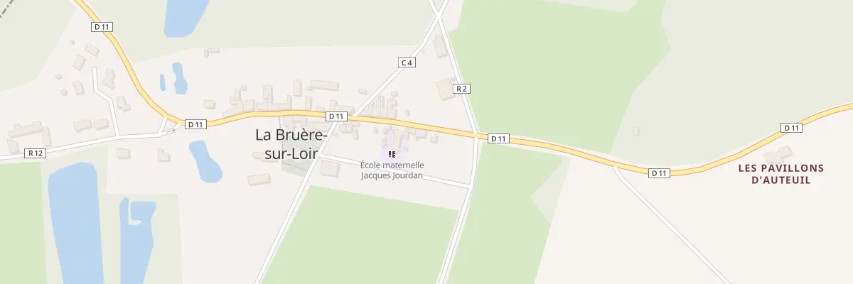 Plan du 1 Rue Principale à La Bruère-sur-Loir